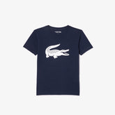 CAMISETA MASC KIDS MC LACOSTE MARINHO 525