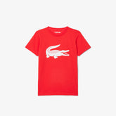 CAMISETA MASC KIDS MC LACOSTE VERMELHO A3F