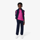 POLO MASC KIDS MC LACOSTE ROSA PINK I1L