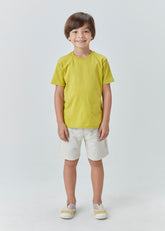 CONJ MAS CAM EST COSTAS E BERM MLT LINHO VERDE/OFF WHITE