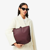 BOLSA SHOPPING BAG FEMME LACOSTE VINHO
