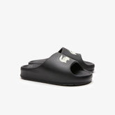 CHINELO SLIDE LACOSTE PRETO