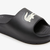 CHINELO SLIDE LACOSTE PRETO