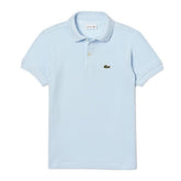 POLO MASC KIDS MC LACOSTE AZUL CLARO T01