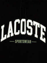 MOLETOM CAPUZ E BOLSOS LACOSTE PRETO