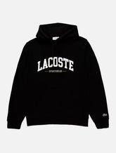 MOLETOM CAPUZ E BOLSOS LACOSTE PRETO