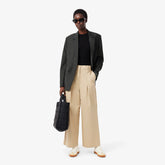 BLUSA MC FEM CANELADA LACOSTE PRETO