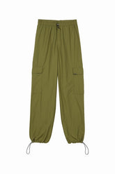 CALCA FEM EM NYLON ACQUABLOCK VERDE MUSGO