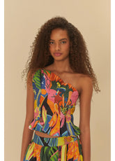 BLUSA FEM FANTASIA FARM ESTAMPADO