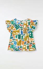 BLUSA FEM MC MALHA ONCITA OFF WHITE