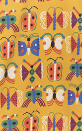 BLUSA PROTECAO UV FEM BORBOCOSMO AMARELO MOSTARDA