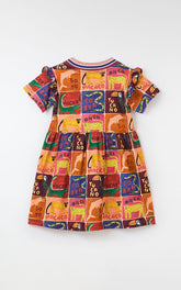 VESTIDO MALHA ANIMALIA FABULA ESTAMPADO