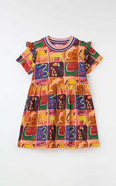 VESTIDO MALHA ANIMALIA FABULA ESTAMPADO