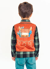 COLETE MAS SEGURA PEAO ALPHABETO MARROM