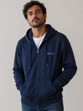 MOLETOM MAS ABERTO ZIP E CAP AEROPOSTALE MARINHO