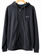 MOLETOM MAS ABERTO ZIP E CAP AEROPOSTALE PRETO