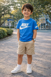 CAMISETA NIKE KIDS MAS FTR EVERGREEN AZUL CLARO B9F
