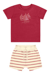 CONJ MAS CAM BARCO E BER MLT TEXT LIST VERMELHO