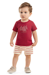 CONJ MAS CAM BARCO E BER MLT TEXT LIST VERMELHO