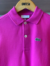POLO MASC KIDS MC LACOSTE ROSA PINK I1L