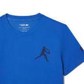 CAMISETA MASC MC E BONE LACOSTE AZUL ROYAL 892