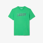 CAMISETA MASC MC LACOSTE VERDE BANDEIRA SIW