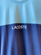 CAMISETA MC MAS LACOSTE KIDS BICOLOR AZUL HJI