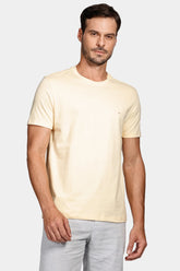 CAMISETA MC MAS ARAMIS BASICA AMARELO PASTEL