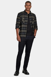 CALCA MAS CHINO JEANS SLIM BLACK ARAMIS PRETO