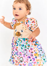 VESTIDO E CALCINHA BB POP PRINT LILAS