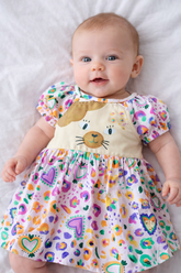 VESTIDO E CALCINHA BB POP PRINT LILAS
