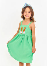 VESTIDO LHAMACORNIO ALPHABETO VERDE