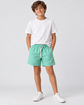 SHORT LINHO MASC KIDS LISO VERDE BEBE