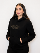 MOLETOM FEM FECHADO NIGHT AEROPOSTALE PRETO