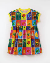 VESTIDO MALHA SUERTE FABULA ESTAMPADO