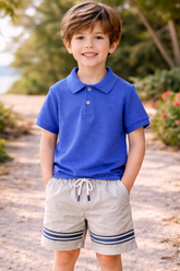 POLO OGOCHI INF MC ESSENCIAL SLIM AZUL PETROLEO 4030