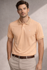 POLO MAS MC CASUAL SLIM PIQUET OGOCHI LARANJA 1139