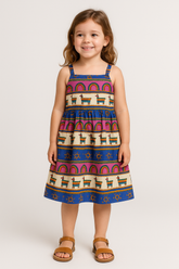 VESTIDO FEM FIESTA FABULA ESTAMPADO