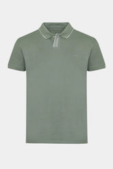 POLO MAS PIQUET DETALHE RETILINEA ARAMIS MENTA