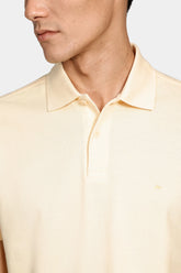 POLO MAS MC ARAMIS BASICA PIQUET AMARELO CLARO