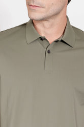 POLO MAS PIQUET DETALHE RETILINEA ARAMIS VERDE MILITAR