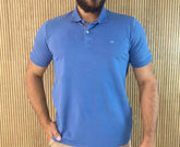 POLO MAS MC ESSENCIAL SLIM OGOCHI AZUL PETROLEO 4030