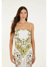 REGATA LENCO FEM FLORESTA DOCE FARM BRANCO