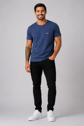 CAMISETA MASC MC SUPIMA AEROPOSTALE AZUL ROYAL