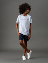 CAMISETA CKJ KIDS LOGO CALVIN KLEIN CK LAVANDA