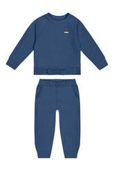 NOVO CONJUNTO FEM MLT LACO BARRA E CALCA AZUL MEDIO