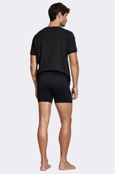 KIT 3 CUECAS BOXER SEM COSTURA ARAMIS PRETO