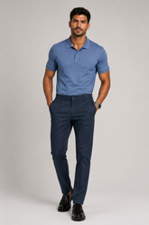 POLO MAS PIMA INTERLOCK ARAMIS ATLANTICO