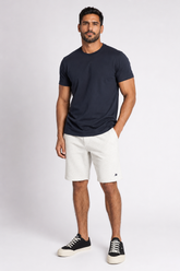 BERMUDA MAS MOLETOM AEROPOSTALE AREIA