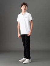 POLO CKJ KIDS MAS MC PREMIUM BRANCO
